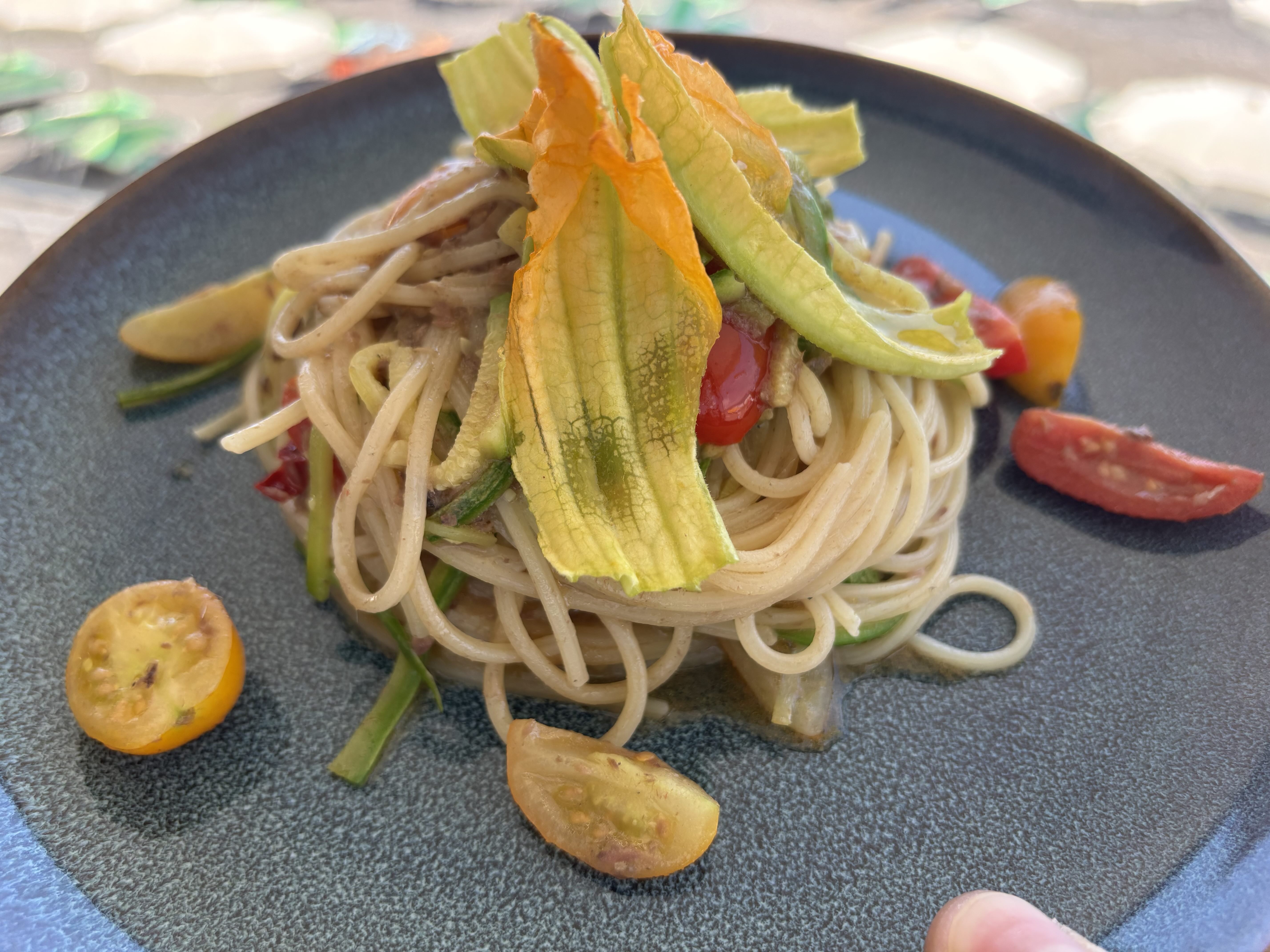 Terrazza del ristorante Bagni Nautici a Cavi di Lavagna